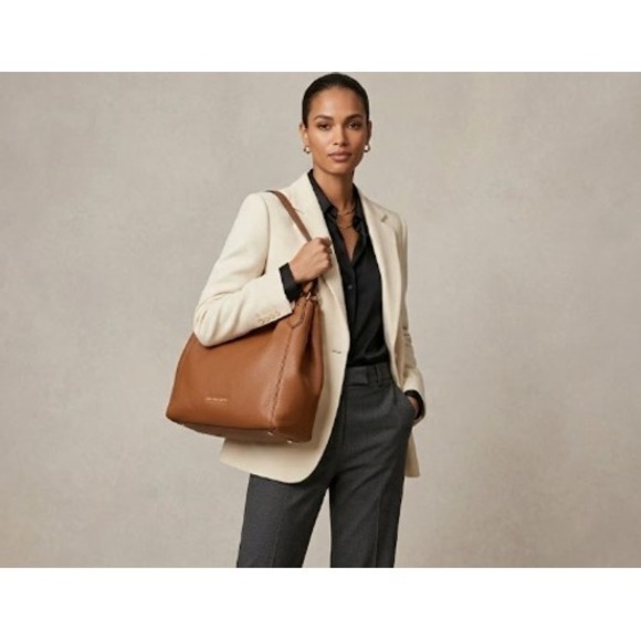 Michael Kors Handbags - Michael Kors‎ Caramel Leather Tote